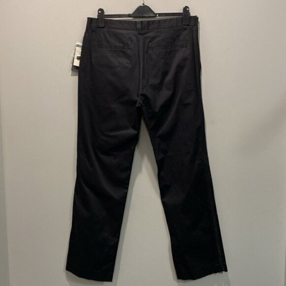 Kenneth Cole Black Straight Flat Front Leg Pants - Picture 7 of 16